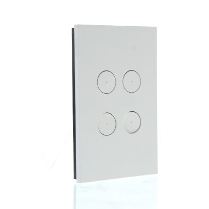 Picture of Grid and Cover, Saturn Zen, 4 Gang, Less Mechanism